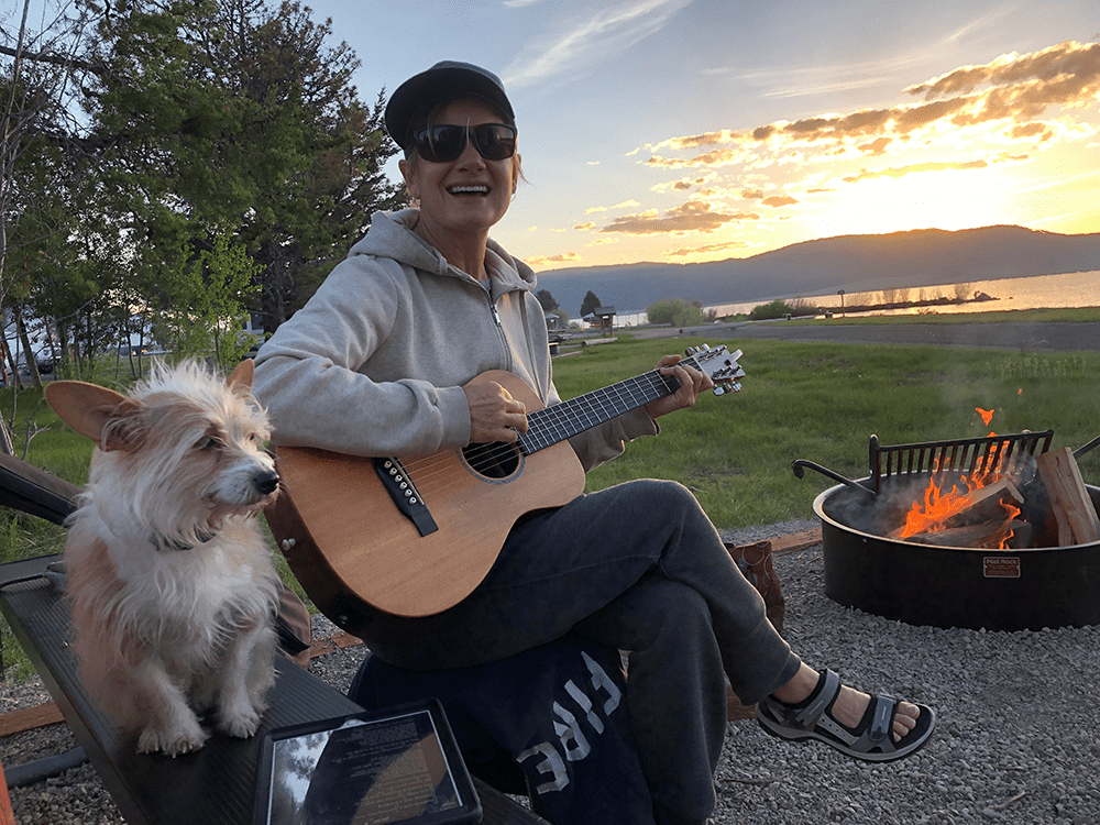 21 Lessons Learned Solo RVing 15 Thousand Miles Across the U.S. |  Camp with friends, especially ones that sing and play the guitar!