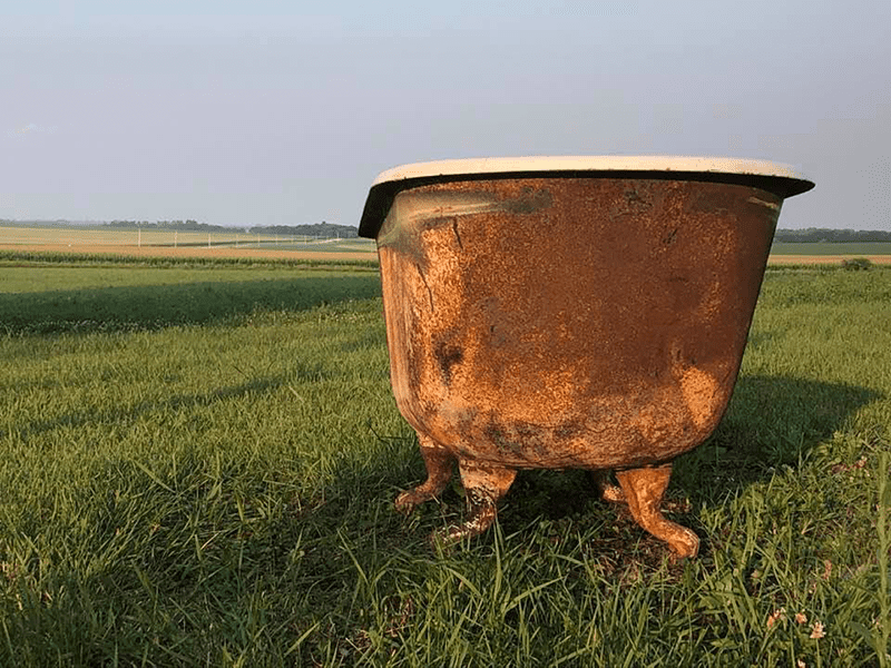 Travel Writing Portfolio | First-Person Nature & Solo Travel Stories 15 RustyTubIowaFarm