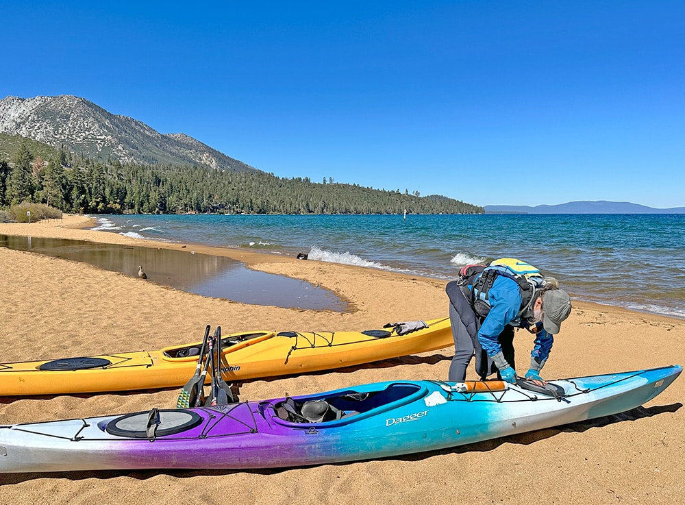 Kayaking to Emerald Bay, Launching at Baldwin Beach