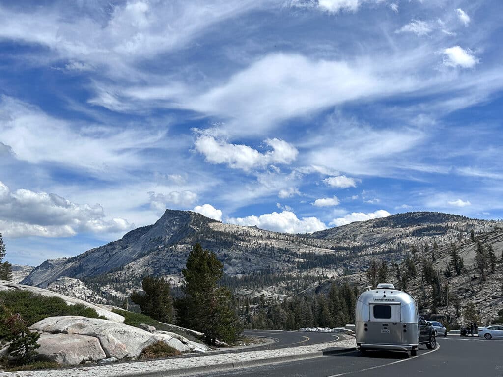 Tioga Pass Road at Olmsted Pt in Yosemite National Park  |  © 2023 Deborah Dennis