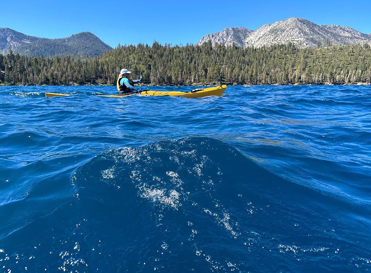Kayaking in Emerald Bay
